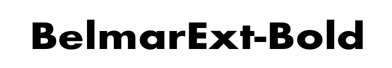 BelmarExt-Bold font preview