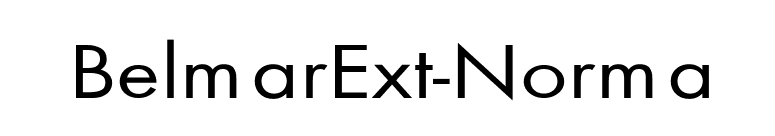 BelmarExt-Norma font preview