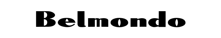 Belmondo font preview