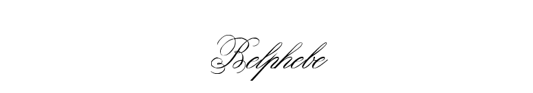 Belphebe font preview