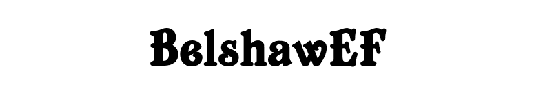 BelshawEF font preview