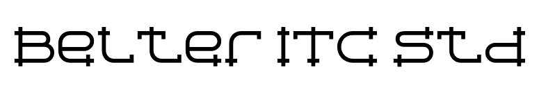 Belter ITC Std font preview