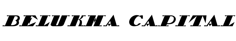Belukha Capital font preview