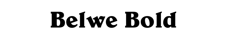 Belwe Bold font preview