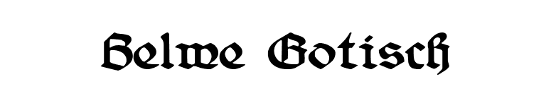 Belwe Gotisch font preview