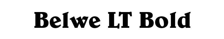 Belwe LT Bold font preview