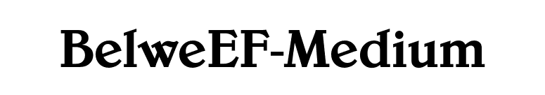 BelweEF-Medium font preview