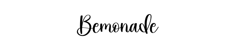 Bemonade font preview