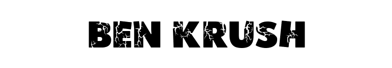 Ben Krush font preview