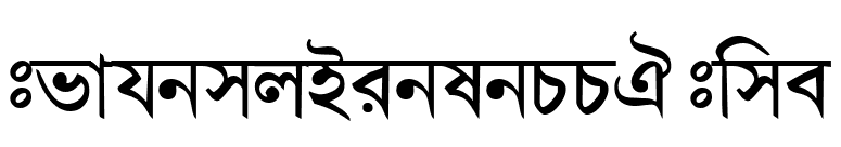 BengaliDhakaSSK Bold font preview