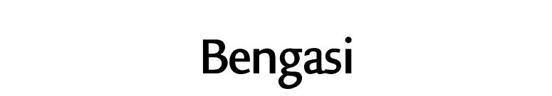 Bengasi font preview