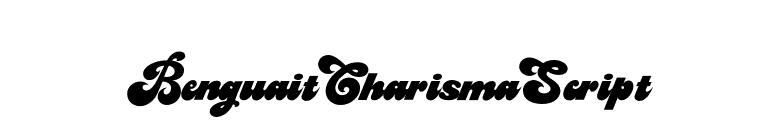 BenguaitCharismaScript font preview