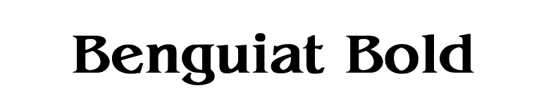 Benguiat Bold font preview