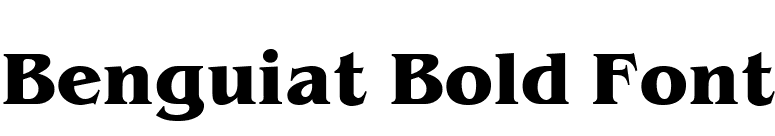 Benguiat Bold Font font preview