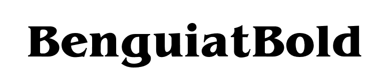 BenguiatBold font preview
