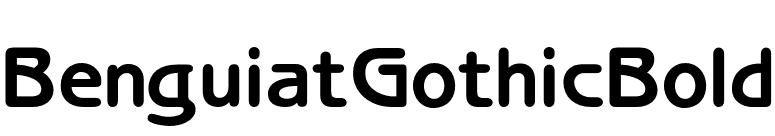 BenguiatGothicBold font preview