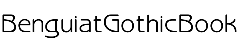BenguiatGothicBook font preview