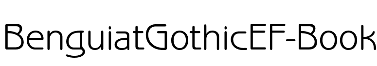 BenguiatGothicEF-Book font preview