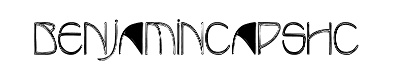 BenjaminCapsHC font preview
