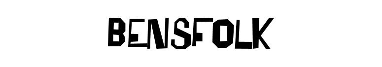 Bensfolk font preview
