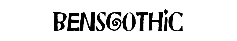 Bensgothic font preview