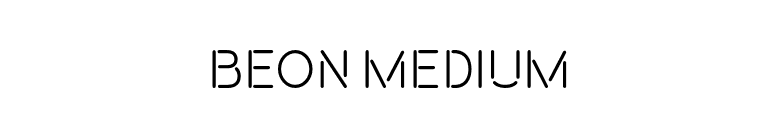 Beon Medium font preview