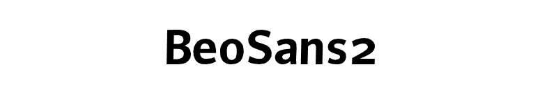 BeoSans2 font preview