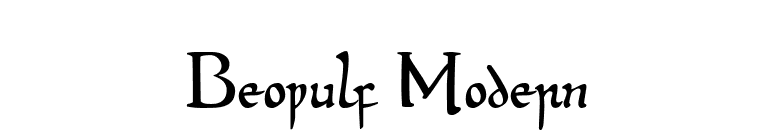 Beowulf Modern font preview