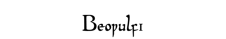 Beowulf1 font preview