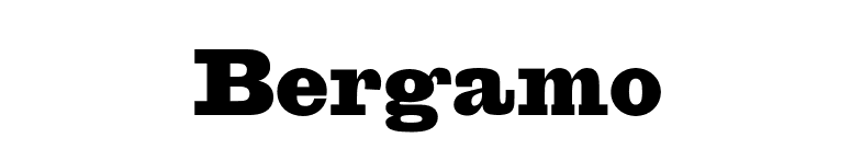 Bergamo font preview