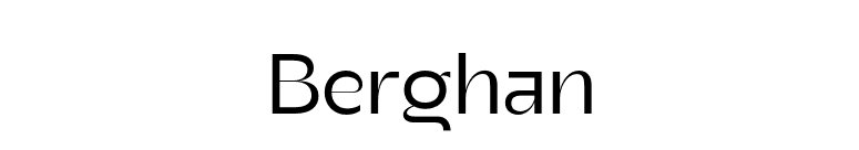Berghan font preview