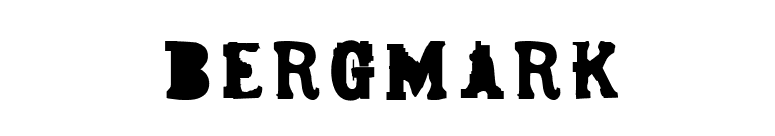 Bergmark font preview
