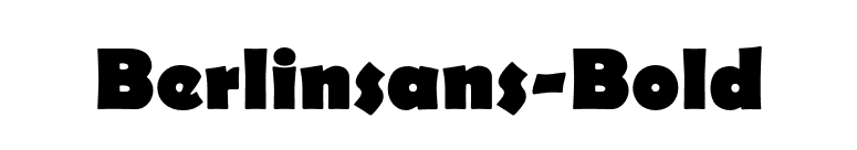 Berlinsans-Bold font preview