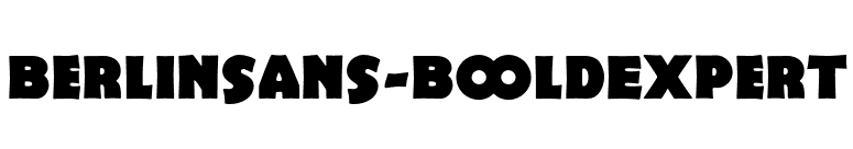 Berlinsans-BoldExpert font preview