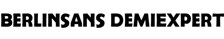 Berlinsans DemiExpert font preview
