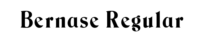 Bernase Regular font preview
