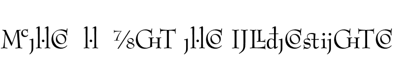 Bernhard Modern Extension font preview