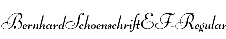 BernhardSchoenschriftEF-Regular font preview
