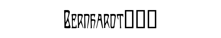 Bernhardtâ„¢ font preview