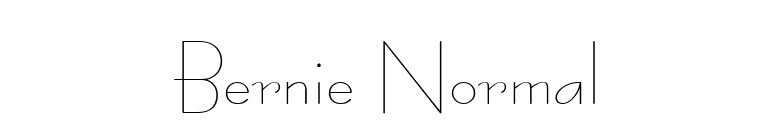 Bernie Normal font preview
