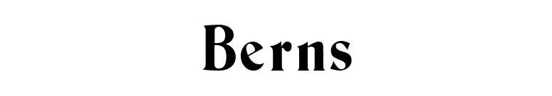 Berns font preview
