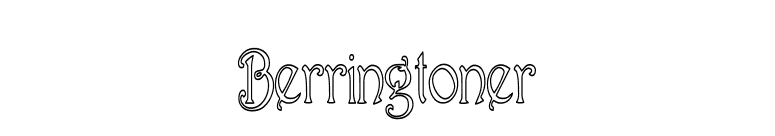 Berringtoner font preview