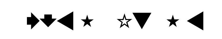 Berthold Pi-font font preview