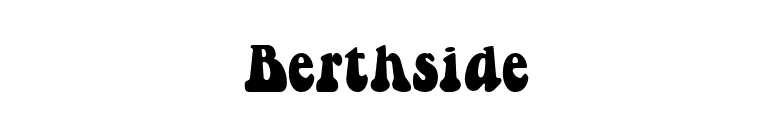 Berthside font preview