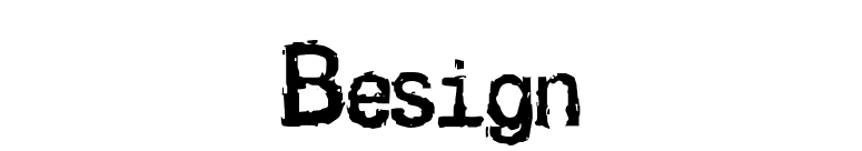 Besign font preview