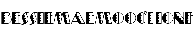 BessieMaeMoochoNF font preview
