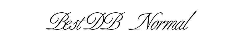 BestDB Normal font preview