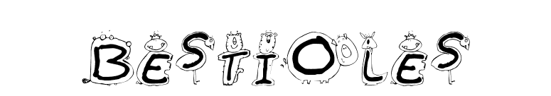 Bestioles font preview
