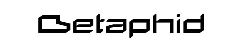 Betaphid font preview