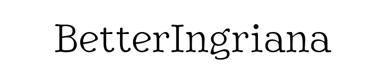 BetterIngriana font preview
